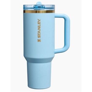 Stanley Striker Blue Tumbler with Gold Accents